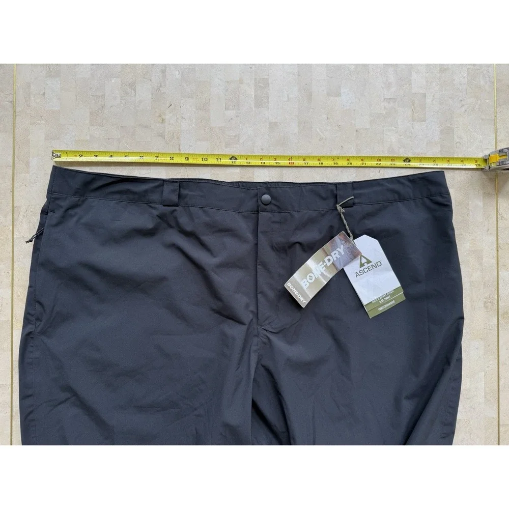Ascend Rainy River 2.5L Pants Black 4X‎ Men's Bass Pro Bone Dry Performance NWT